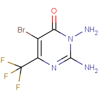 5-Bromo-2,3-diamino-6-(trifluoromethyl)pyrimidin-4(3H)-one