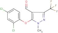 5-(2,4-Dichlorophenoxy)-1-methyl-3-(trifluoromethyl)-1H-pyrazole-4-carboxaldehyde