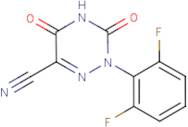 2-(2,6-Difluorophenyl)-3,5-dioxo-2,3,4,5-tetrahydro-1,2,4-triazine-6-carbonitrile