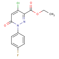 Ethyl 5-chloro-2,3-dihydro-2-(4-fluorophenyl)pyridazin-3-one-6-carboxylate