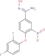 4-(2,4-Difluorophenoxy)-3-nitrobenzamidoxime