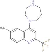 1-[6-Methyl-2-(trifluoromethyl)quinol-4-yl]homopiperazine