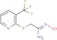 2-[3-(Trifluoromethyl)pyridin-2-ylthio]acetamide oxime