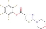 Pentafluorophenyl 2-morpholin-4-yl-1,3-thiazole-4-carboxylate