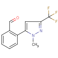 2-[1-Methyl-3-(trifluoromethyl)-1H-pyrazol-5-yl]benzaldehyde