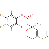 Pentafluorophenyl (6,7-dihydro-4-methyl-4H-thieno[3,2-c]pyran-4-yl)acetate