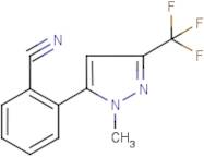 2-[1-Methyl-3-(trifluoromethyl)-1H-pyrazol-5-yl]benzonitrile