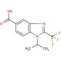 1-Isopropyl-2-(trifluoromethyl)-1H-benzimidazole-5-carboxylic acid