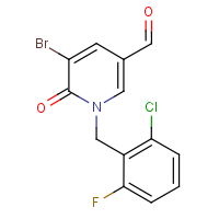 5-Bromo-1-(2-chloro-6-fluorobenzyl)-1,6-dihydro-6-oxopyridine-3-carboxaldehyde