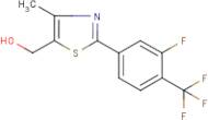 5-(Hydroxymethyl)-2-[3-fluoro-4-(trifluoromethyl)phenyl]-4-methyl-1,3-thiazole