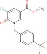 Methyl 5-chloro-1,6-dihydro-6-oxo-1-[4-(trifluoromethyl)benzyl]pyridine-3-carboxylate