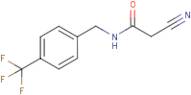 2-Cyano-N-[4-(trifluoromethyl)benzyl]acetamide