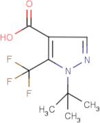 1-(tert-Butyl)-5-(trifluoromethyl)-1H-pyrazole-4-carboxylic acid