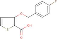 3-[(4-Fluorobenzyl)oxy]thiophene-2-carboxylic acid