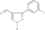 3-(3-Fluorophenyl)-1H-pyrazole-4-carboxaldehyde