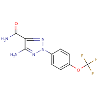 5-Amino-2-[4-(trifluoromethoxy)phenyl]-2H-1,2,3-triazole-4-carboxamide