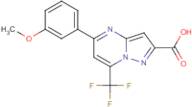 5-(3-Methoxyphenyl)-7-(trifluoromethyl)pyrazolo[1,5-a]pyrimidine-2-carboxylic acid