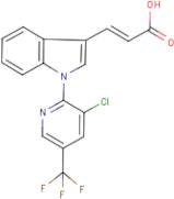 1-[3-Chloro-5-(trifluoromethyl)pyridin-2-yl]-1H-indol-3-ylacrylic acid