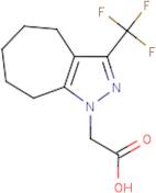 [3-(Trifluoromethyl)-5,6,7,8-tetrahydrocyclohepta[c]pyrazol-1(4H)-yl]acetic acid