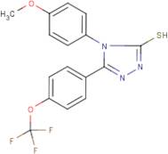 4-(4-Methoxyphenyl)-5-[4-(trifluoromethoxy)phenyl]-4H-1,2,4-triazole-3-thiol