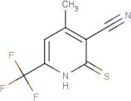 1,2-Dihydro-4-methyl-2-thioxo-6-(trifluoromethyl)pyridine-3-carbonitrile