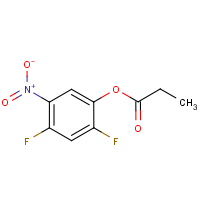 2,4-Difluoro-5-nitrophenyl propanoate