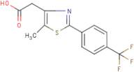 {5-Methyl-2-[4-(trifluoromethyl)phenyl]-1,3-thiazol-4-yl}acetic acid