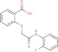 2-({2-[(2-Fluorophenyl)amino]-2-oxoethyl}thio)benzoic acid