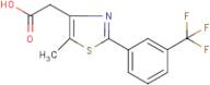 {5-Methyl-2-[3-(trifluoromethyl)phenyl]-1,3-thiazol-4-yl}acetic acid