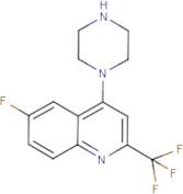 1-[6-Fluoro-2-(trifluoromethyl)quinolin-4-yl]piperazine