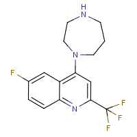 1-[6-Fluoro-2-(trifluoromethyl)quinolin-4-yl]homopiperazine