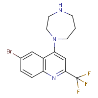 1-[6-Bromo-2-(trifluoromethyl)quinol-4-yl]homopiperazine