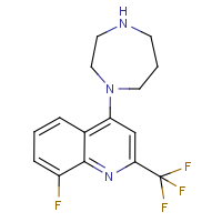 1-[8-Fluoro-2-(trifluoromethyl)quinol-4-yl]homopiperazine