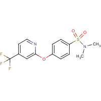 N,N-Dimethyl-4-{[4-(trifluoromethyl)pyridin-2-yl]oxy}benzenesulphonamide