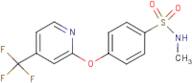 N-Methyl-4-{[4-(trifluoromethyl)pyridin-2-yl]oxy}benzenesulphonamide