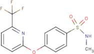 N-Methyl-4-{[6-(trifluoromethyl)pyridin-2-yl]oxy}benzenesulphonamide