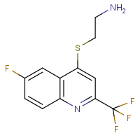 4-(2-Aminoethylthio)-6-fluoro-2-(trifluoromethyl)quinoline