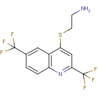 4-(2-Aminoethylthio)-2,6-bis(trifluoromethyl)quinoline