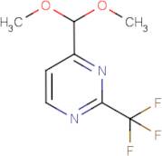4-(Dimethoxymethyl)-2-(trifluoromethyl)pyrimidine