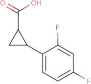 2-(2,4-Difluorophenyl)cyclopropane-1-carboxylic acid