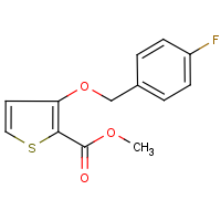 Methyl 3-[(4-fluorobenzyl)oxy]thiophene-2-carboxylate