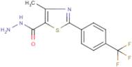 4-Methyl-2-[4-(trifluoromethyl)phenyl]-1,3-thiazole-5-carbohydrazide