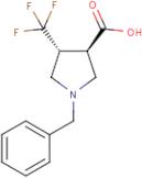 (3R,4R)-1-Benzyl-4-(trifluoromethyl)pyrrolidine-3-carboxylic acid