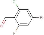 4-Bromo-2-chloro-6-fluorobenzaldehyde