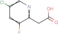 2-(5-Chloro-3-fluoropyridin-2-yl)acetic acid