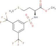 Methyl (2S)-2-({[3,5-bis(trifluoromethyl)phenyl]sulphonyl}amino)-4-(methylthio)butanoate