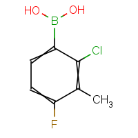 2-Chloro-4-fluoro-3-methylpheny)boronic acid