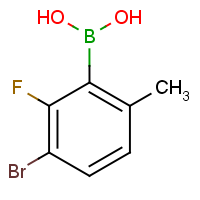 3-Bromo-2-fluoro-6-methylphenylboronic acid