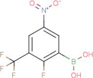 2-Fluoro-5-nitro-3-(trifluoromethyl)phenylboronic acid