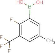 2-Fluoro-5-methyl-3-(trifluoromethyl)phenylboronic acid